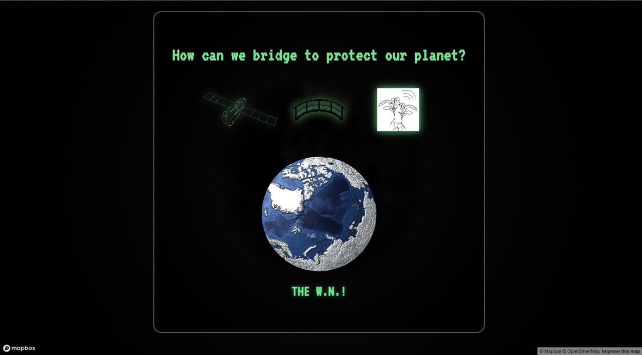 Save Nature — Interactive Earth Rotation Website